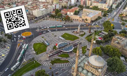 Kayseri'deki iş yerlerine asılan bu karekod ne işe yarıyor?
