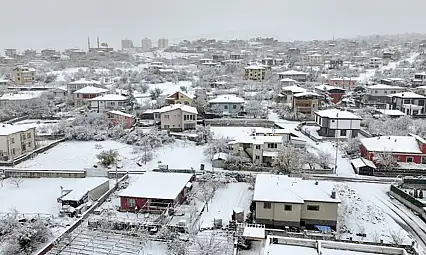 Kayseri'deki o bölgelere bugün kar yağacak