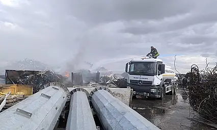 Kayseri'deki OSB'de yangın!