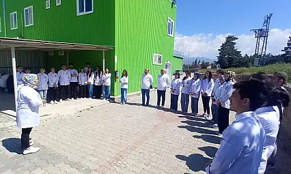 Kayseri'deki tesiste neler oluyor? Öğrenciler yerinde gördü
