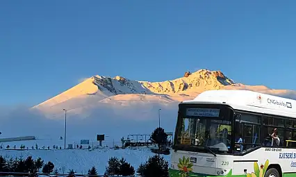 Kayseri'den Erciyes'e otobüs sefer saatleri belli oldu!