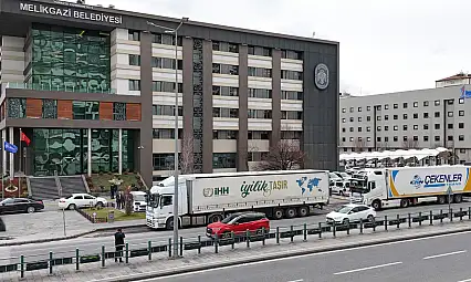 Kayseri'den yardım tırları yola çıktı!