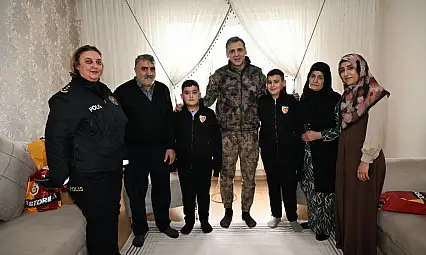 Kayseri Emniyet Müdürü'nden duygulandıran ziyaret