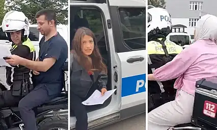 Kayseri Emniyeti'nin sınav mesaisi! Gençleri imdadına polis yetişti
