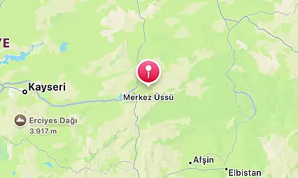 Kayseri gece ve sabah saatlerinde yine sallandı!