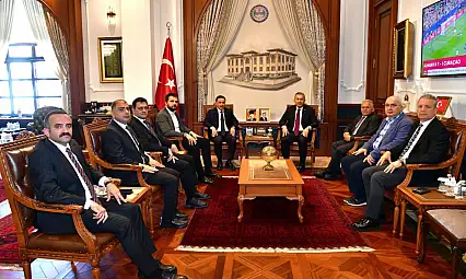 Kayseri heyetinden Kayserili Vali'ye ziyaret!