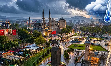 Kayseri için 5 günlük hava durumu raporu: Yağış ve serin hava etkili olacak