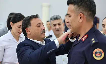 Kayseri İl Jandarma Komutanlığı'nda anlamlı tören: Rütbeler takdim edildi