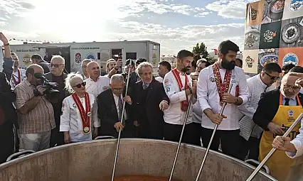 Kayseri lezzet şölenine '1 ton'luk açılış!