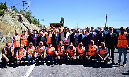Kayseri-Malatya güzergâhında yol çalışması: Bakan sahaya indi