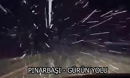 Kayseri'nin bakın hangi yollarında kar yağışı var?