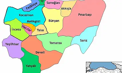 Kayseri'den bir ilçe İç Anadolu'da ilk 25'e girdi: Bakın hangisi