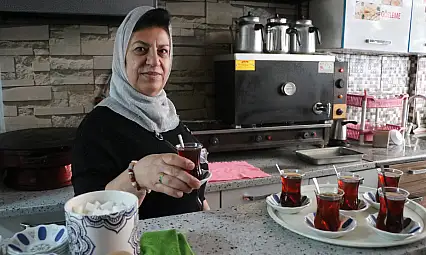 Kayseri'nin ilk kadın çaycısı Kahveciler Odası Başkanlığına aday