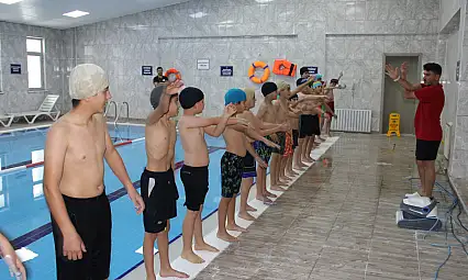 Kayseri'nin o ilçesinde yüzme bilmeyen çocuk kalmayacak