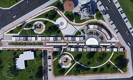 Kayseri'nin sosyal hayatına yeni soluk: Ortaköy Sokağı