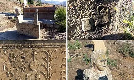 Kayseri'nin tarihi bu mezarlarda saklı! Taşlar dikkat çekti