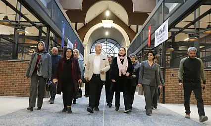 Kayseri'nin yeni çarşısını gezdiler, tam not verdiler