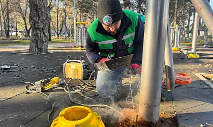 Kayseri'nin yeşil alanları yenileniyor