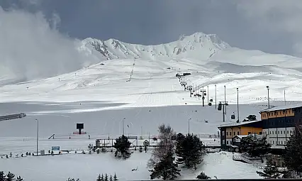 Kayseri'nin zirvesinde bayram keyfi