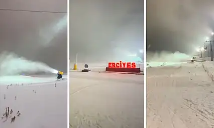 Kayseri'nin zirvesinde gece gündüz hummalı çalışma! Hakkari ve Palandöken'in gerisinde kaldı