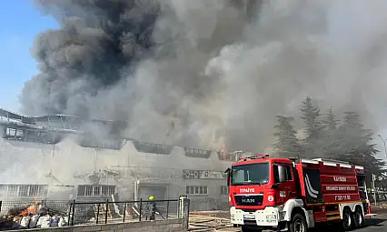 Kayseri OSB'de yangın çıktı!