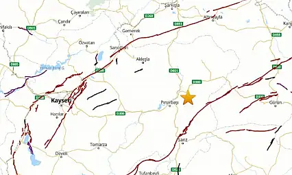 Kayseri Pınarbaşı'nda deprem hareketliliği sürüyor