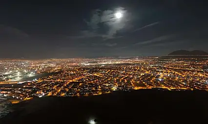 Kayseri semalarında büyüleyici gece!