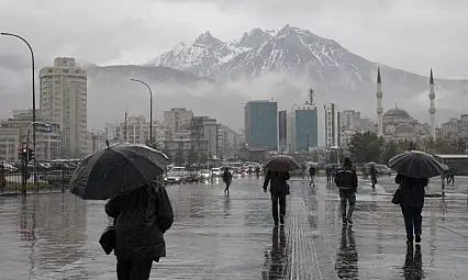 Kayseri serinliyor: 3 gün üst üste sağanak yağış var!
