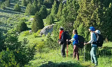 Kayseri sınırlarındaki zirvede dikkat çeken görüntüler