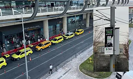 Kayseri taksi esnafından Martı TAG'a sert tepki: Korsan reklamlar kaldırılsın!