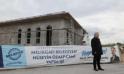 Kayseri'ye bir camii daha geliyor: Yakında ibadete açılacak