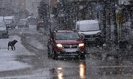 Kayseri'ye karla karışık yağmur geliyor