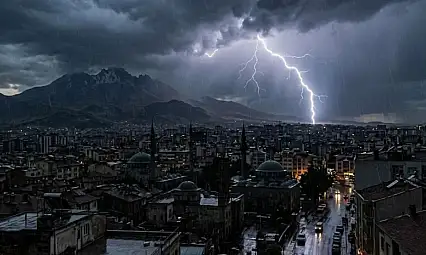 Kayseri'ye meteorolojiden yağış uyarısı: Sağanak tüm hafta sürecek!