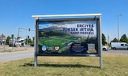 Kayseri'ye yüzlerce kilometre uzakta şaşırtan reklam!
