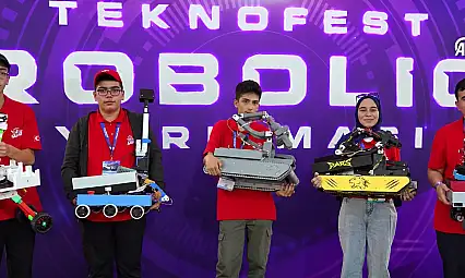 Kayserili 5 takım TEKNOFEST Robolig finalinde
