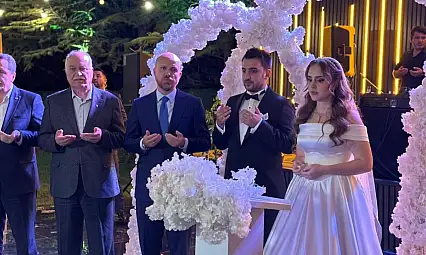 Kayserili Başkan Ankara'daki görkemli düğünde! Bilal Erdoğan'da katıldı