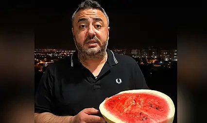 Kayserili fenomen karpuz yumrukladı!