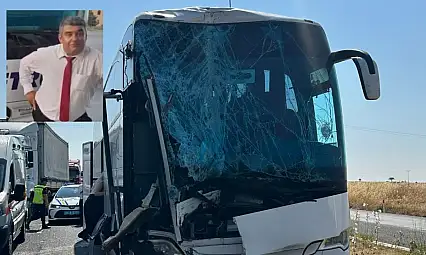 Kayserili muavin otobüs kazasında hayatını kaybetti!