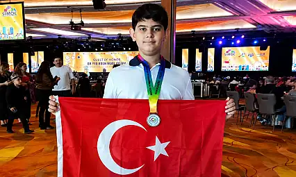 Kayserili öğrenciden dünya çapında başarı!