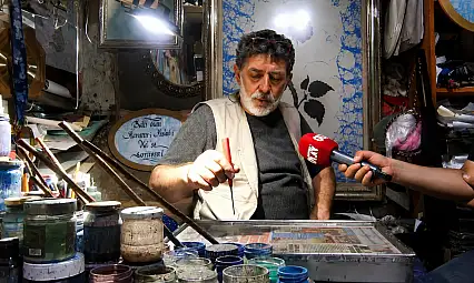 Kayserili sanatçı en büyük tablosunu depremzedeler için yaptı!
