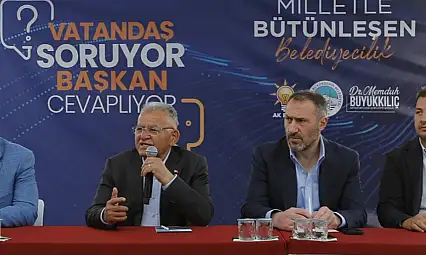 Kayserililer sordu, Başkan Büyükkılıç cevapladı