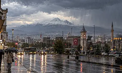 Kayserililere serinleten haber: 3 gün boyunca sağanak yağış var!
