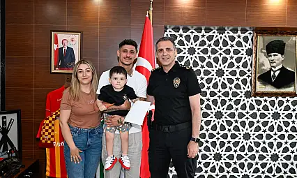 Kayserisporlu Keser'den Müdür Aydın'a ziyaret