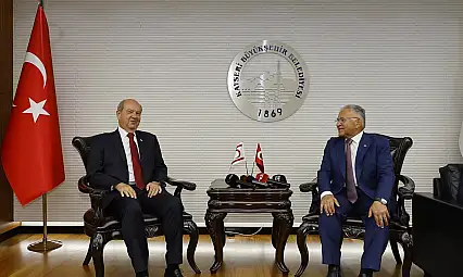 KKTC 5'inci Cumhurbaşkanı Ersin Tatar'dan Büyükkılıç'a ziyaret