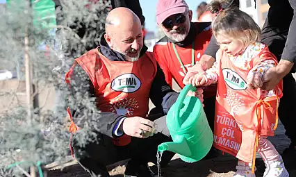 Kocasinan'da bugün dikildi, yıllar sonra gölgesinde oynayacaklar!
