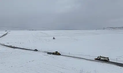 Kocasinan'da kar mesaisi