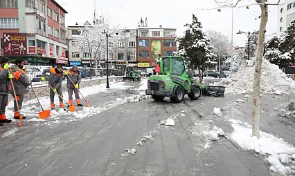 Melikgazi'den aralıksız çalışma!