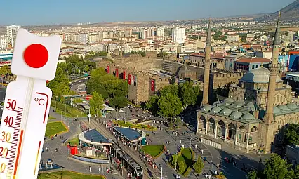 Meteoroloji açıkladı: Kayseri'de kavurucu sıcaklar başlıyor!