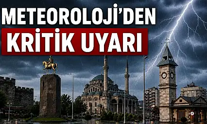 Meteoroloji'den Kayseri'ye kritik uyarı: Öğleden sonra başlıyor