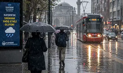Meteoroloji'den Kayseri'ye yağış uyarısı: 4 gün boyunca sürecek!